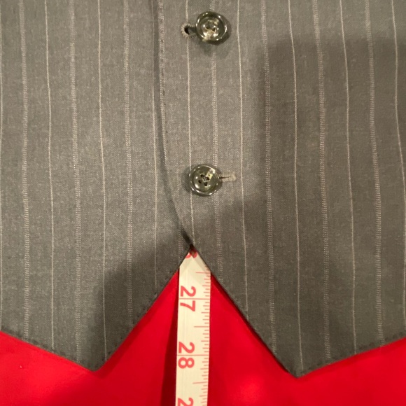 3pc peak lapel Saks Fifth Ave - Ermenegildo Zegna trofeo cloth 44R - Picture 12 of 16